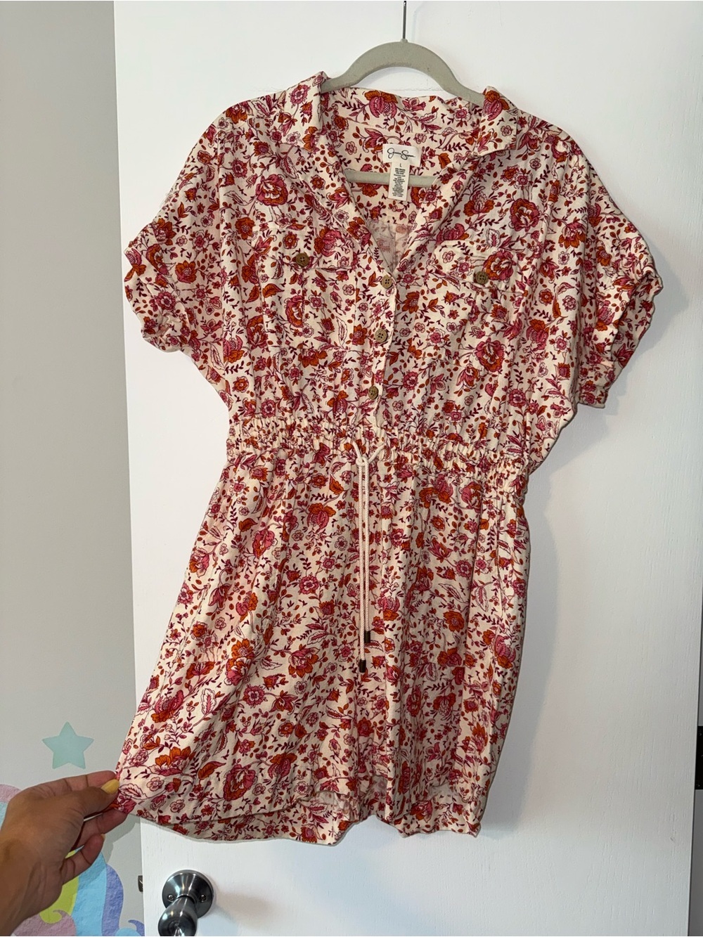 Jessica Simpson linen blend romper